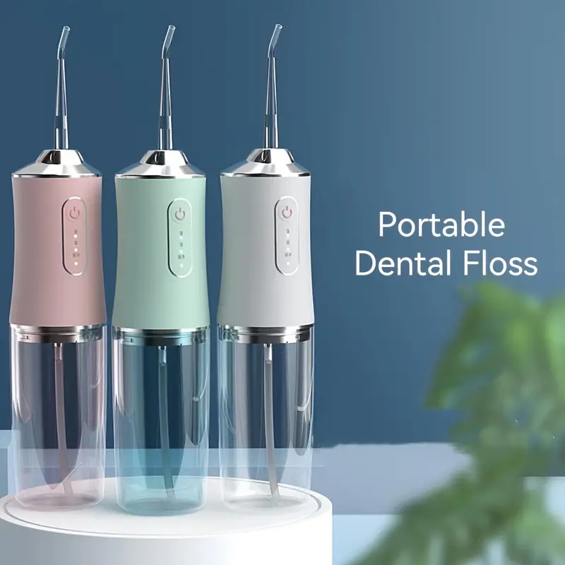 Water Flosser Cordless - 220ml Portable Electric Dental Irrigator Sonic
