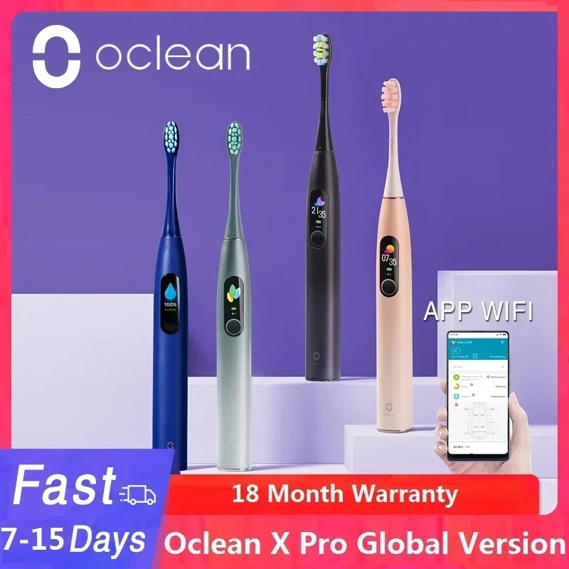 Teeth Whitening App - Oclean X Pro Sonic Electric Toothbrush