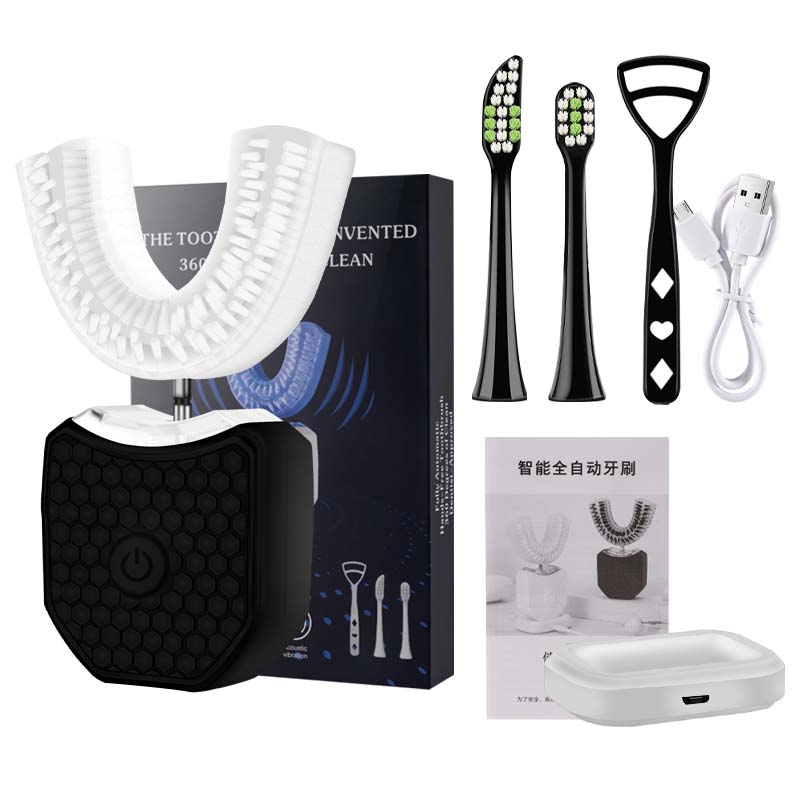 Teeth Whitening Light Kit - U Shape Tooth Brush Wireless Electric