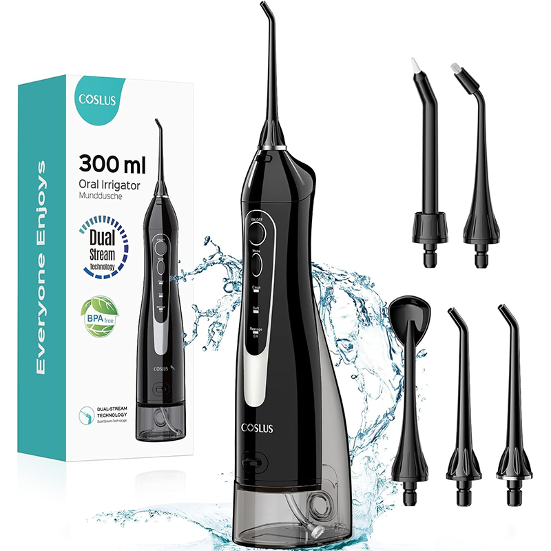 Water Flosser Cordless - Portable Cordless Turbine Oral Irrigator 300ML