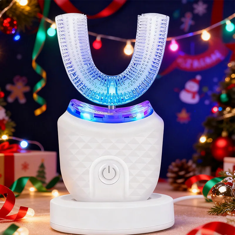 TOP NEW Portable U-Shaped Elec - Teeth Whitening Light Kit ulasan dan harga