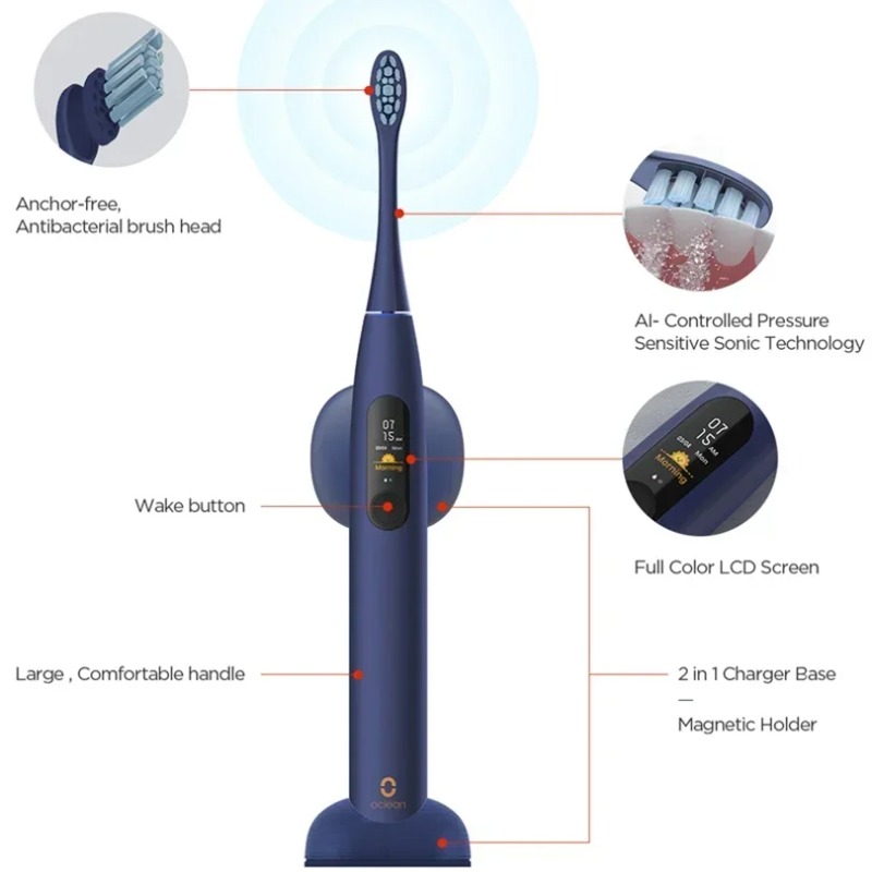Oclean X Pro Sonic Electric To - Teeth Whitening App ulasan dan harga
