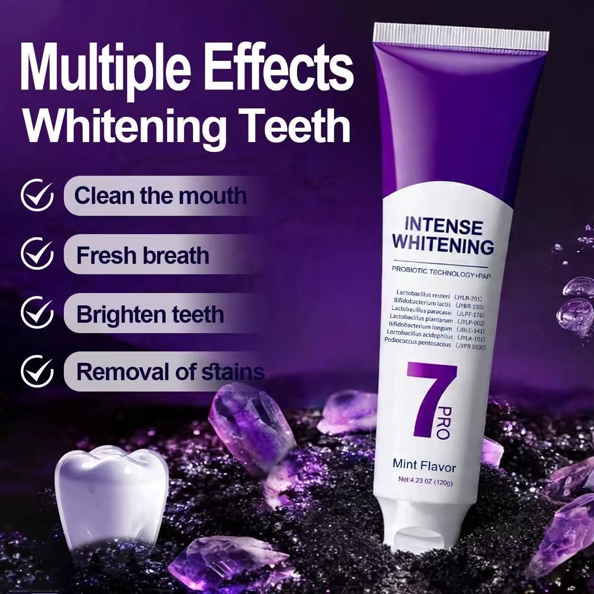 7-Pro Probiotic Whitening Toot - Teeth Whitening That Works ulasan dan harga