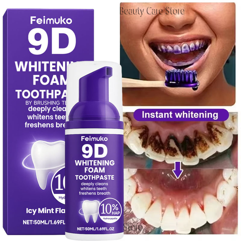9D Purple Teeth Whitening Toot - Teeth Whitening That Works ulasan dan harga