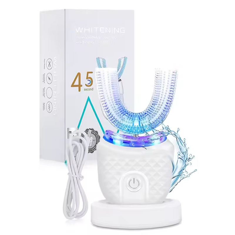 Dental Care U shape electric t - Teeth Whitening Light Kit ulasan dan harga
