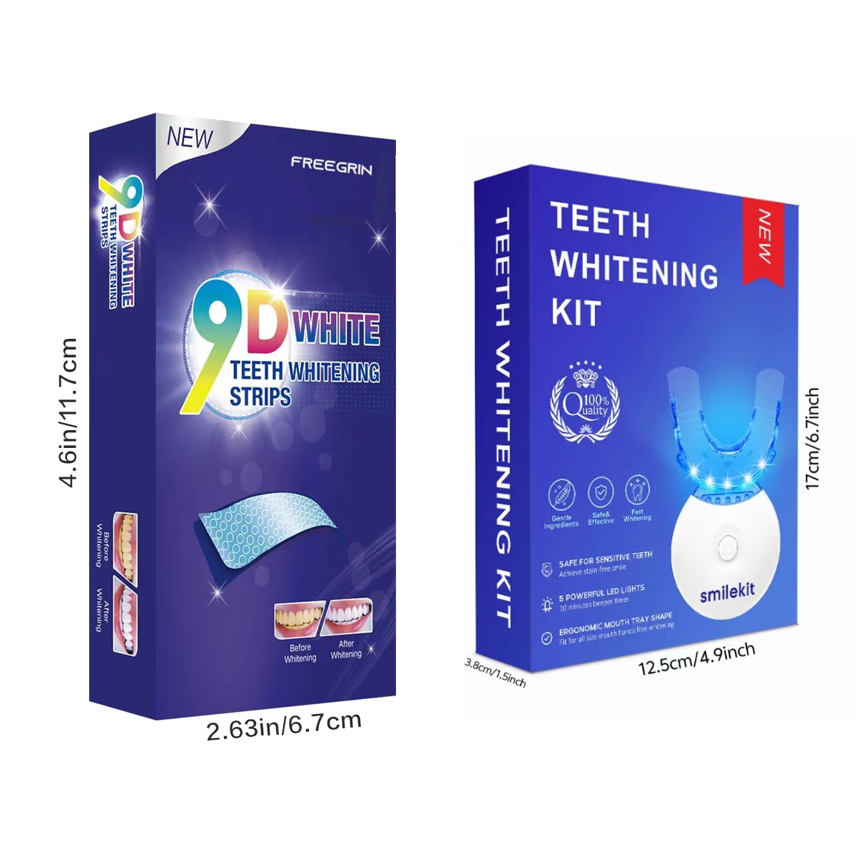 Teeth Whitening Kit - 5X LED L - Teeth Whitening Light Kit ulasan dan harga