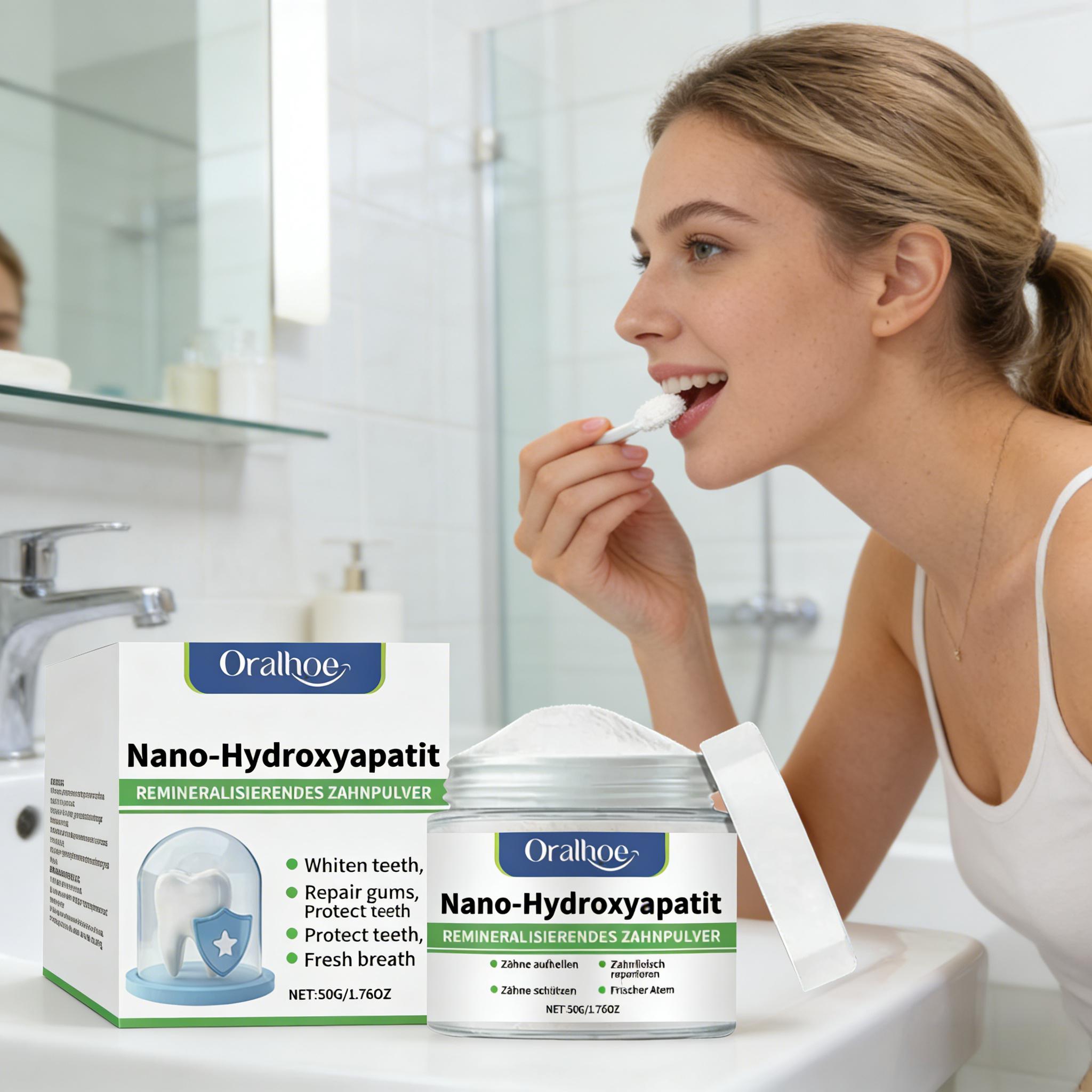 Oralhoe Whitening Tooth Powder - Teeth Whitening Near Me ulasan dan harga