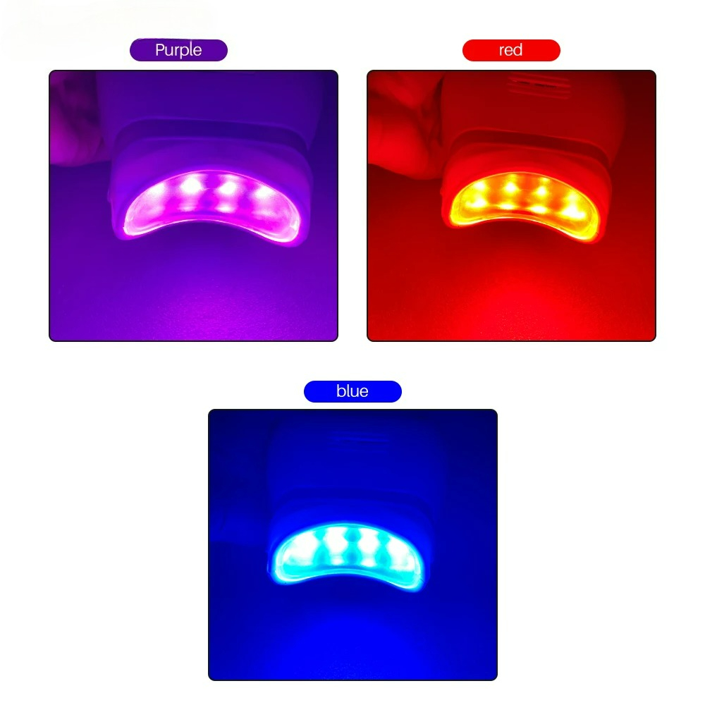 Adjustable 3 Colors LED Teeth  - Teeth Whitening With Led Light ulasan dan harga