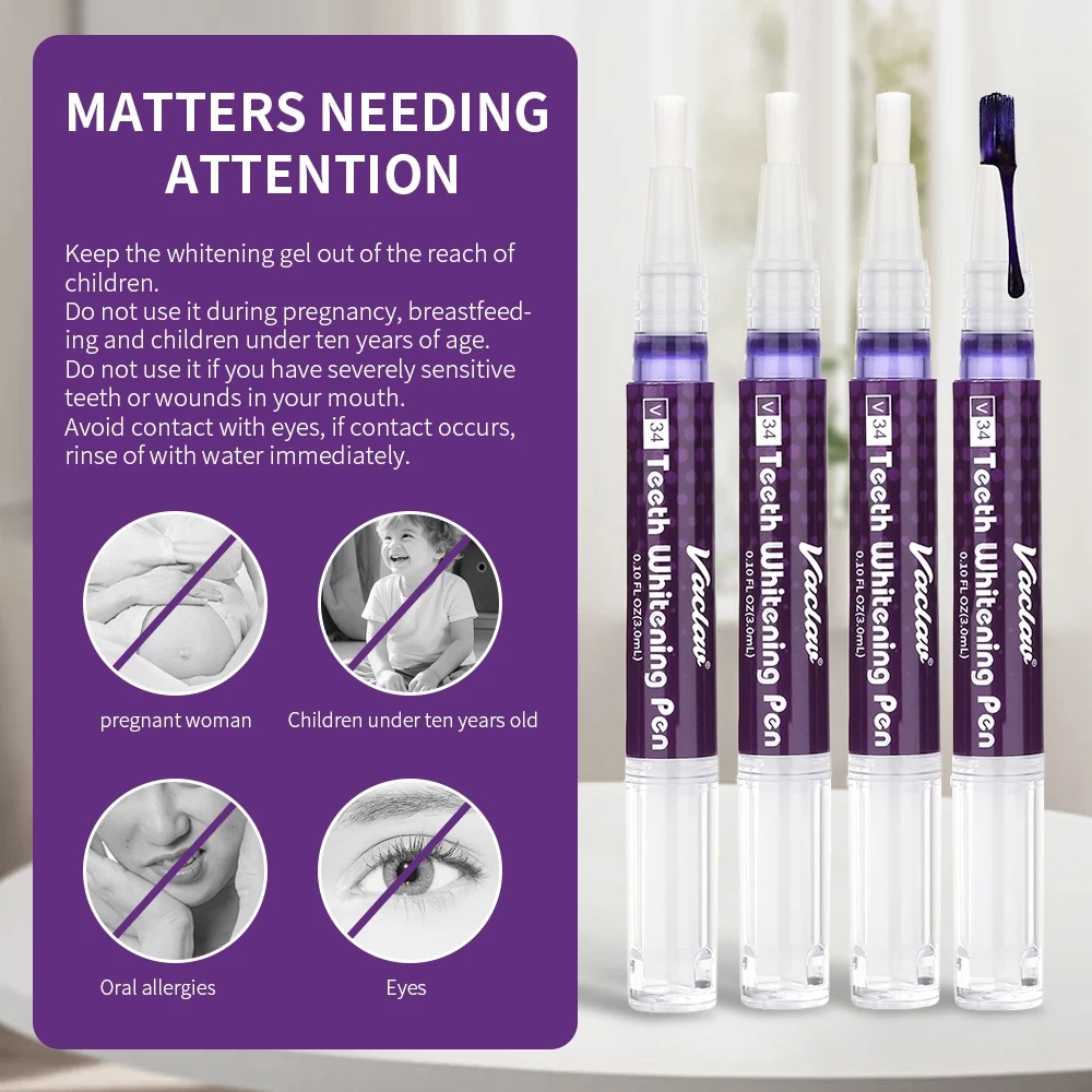 Vaclav V34 Purple teeth whiten - Teeth Whitening Near Me ulasan dan harga