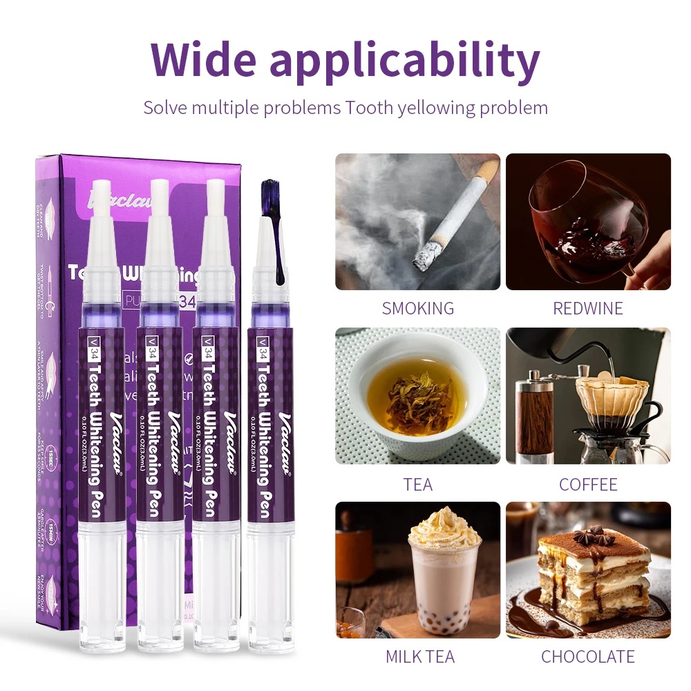 Vaclav V34 Purple teeth whiten - Teeth Whitening Near Me ulasan dan harga